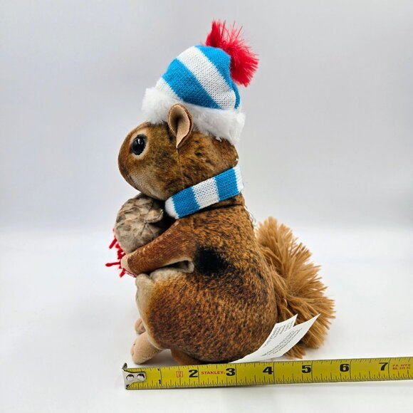 Gemmy Animated Squirrel Plush Christmas Friend Musical Tested Works Read - Picture 3 of 11
